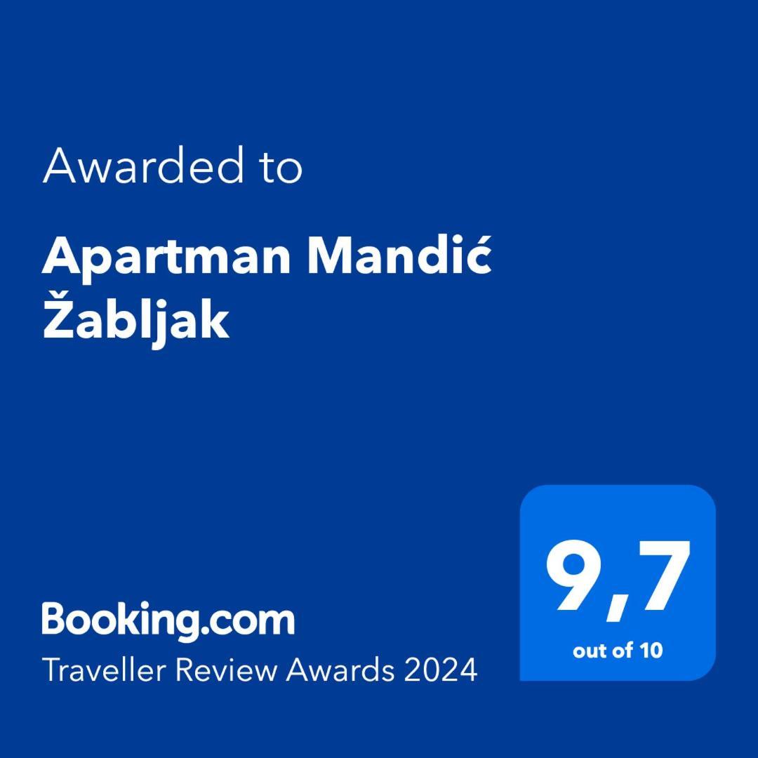 Apartman Mandic Zabljak Kültér fotó